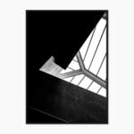 fotografie arhitecturală alb negru Window Light – print fine art înrămat