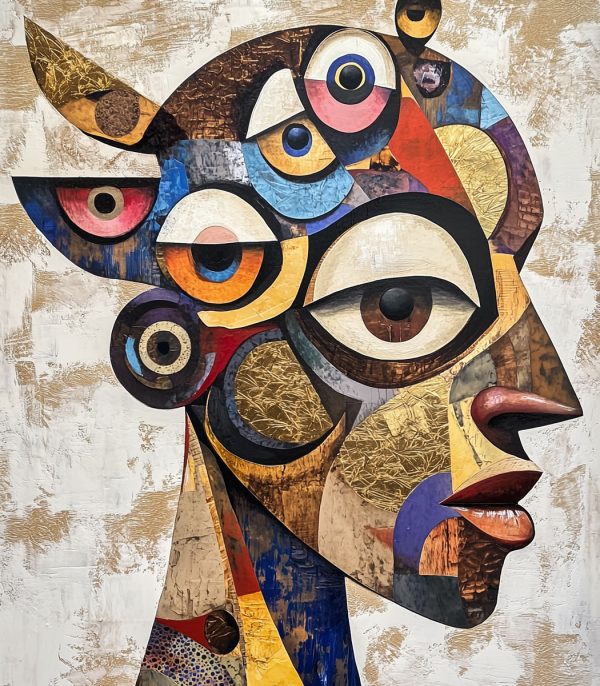 Tablou abstract modern Fragments of Memory ArtWall print artistic