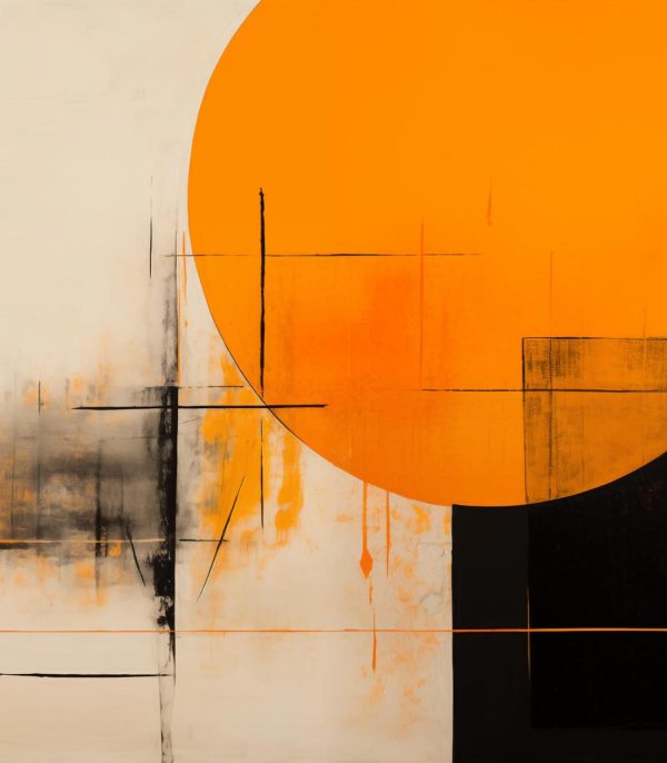 Tablou minimalist modern Traces of Light ArtWall print premium