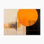 Tablou minimalist modern Traces of Light ArtWall print premium