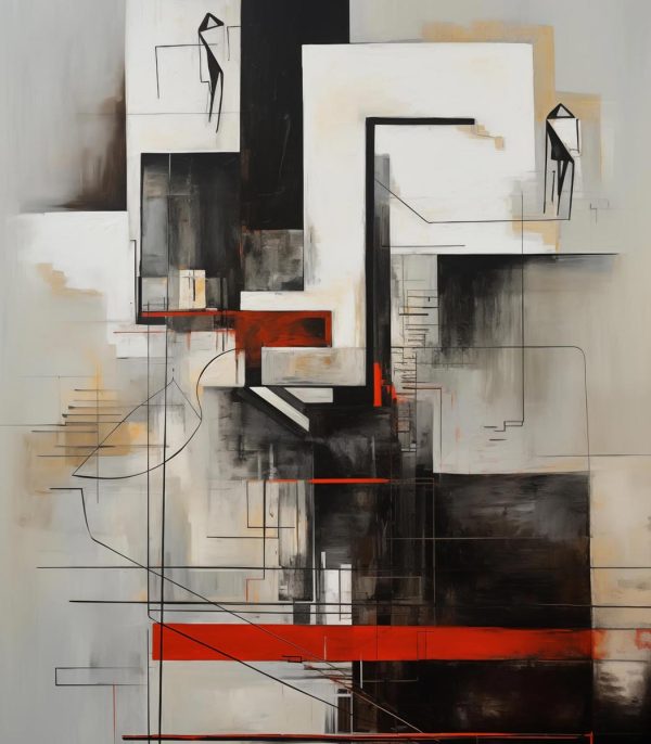 Tablou arhitectura moderna Path in Structure ArtWall