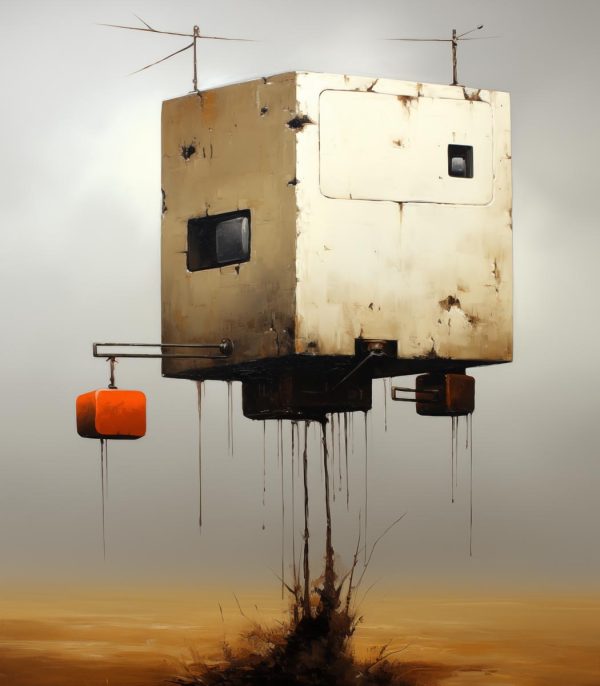 Tablou abstract modern The Last Echo ArtWall