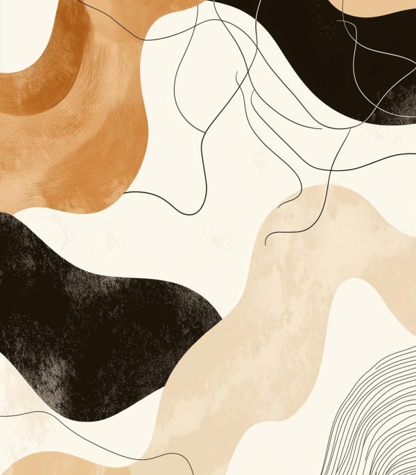 Tablou minimalist Dune Shadows ArtWall print abstract