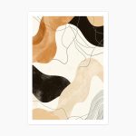 Tablou minimalist Dune Shadows ArtWall print abstract