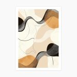 Tablou abstract modern Inner Rhythm ArtWall print premium