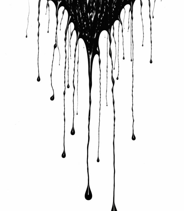 Tablou abstract Dark Matter ArtWall print texturat modern