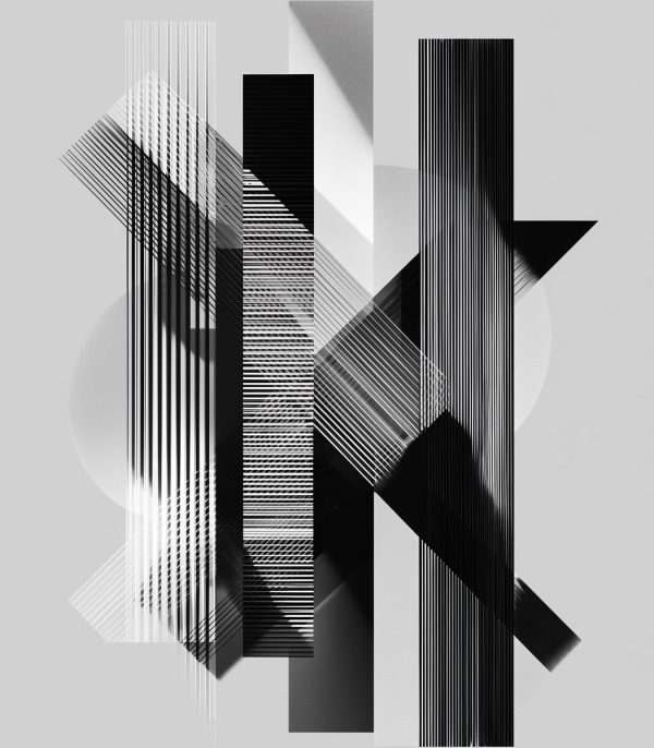 Tablou minimalist grafic Cross Pattern ArtWall print modern