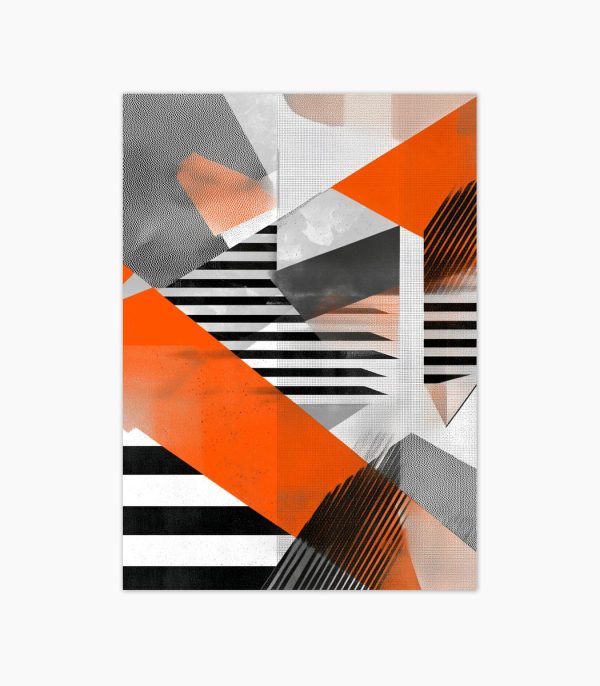 Tablou geometric modern Dynamic Stripes ArtWall print linii