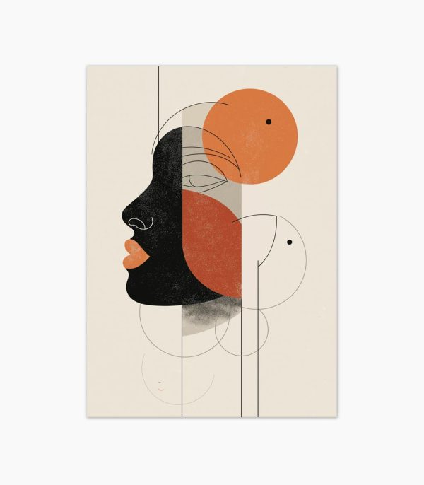 Tablou portret modern Echo Face ArtWall print artistic