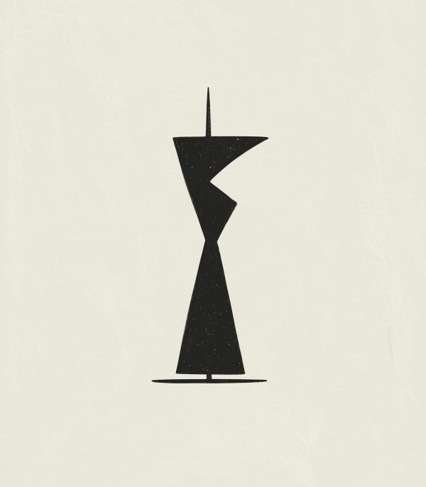 Tablou minimalist modern Mr. Sharp ArtWall print grafic