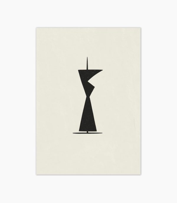 Tablou minimalist modern Mr. Sharp ArtWall print grafic
