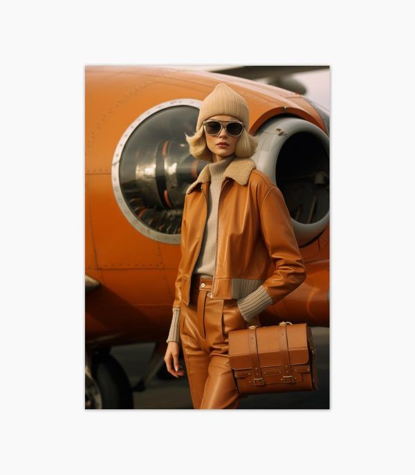 Tablou minimalist modern Airborne Elegance ArtWall print premium