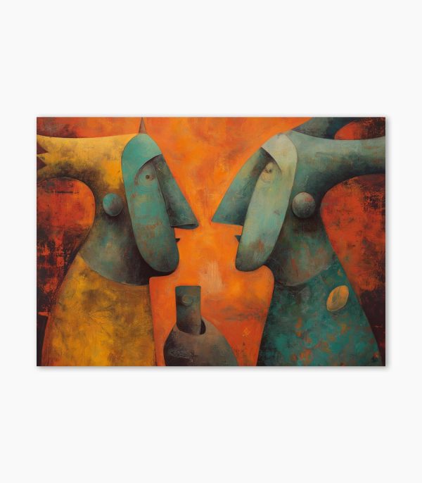 Tablou abstract modern The Conversation ArtWall print artistic