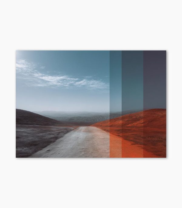 Tablou geometric abstract Color Divide ArtWall print modern