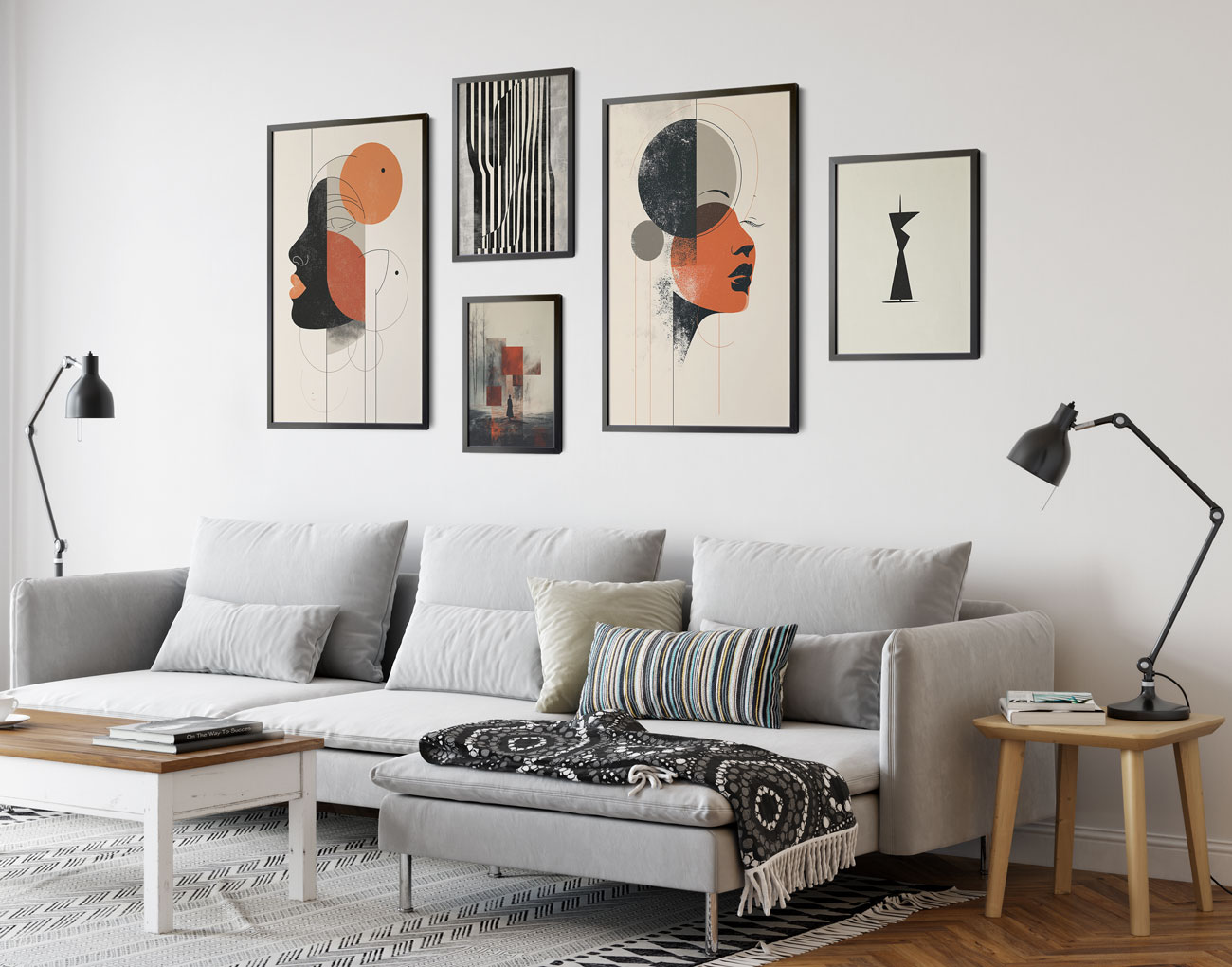Tablouri și postere moderne ArtWall - decor living abstract